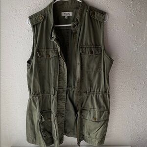Olive Green Utility Vest